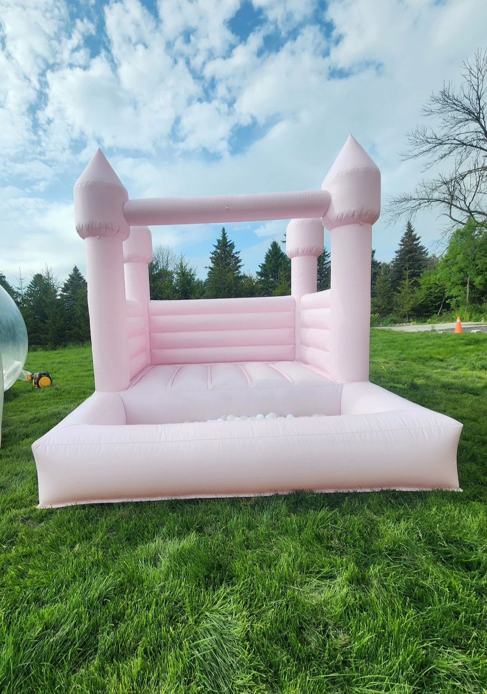 Pastel Pink Bouncy Castle