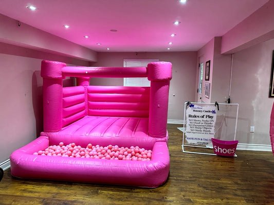 Rose Pink Bouncy Castle
