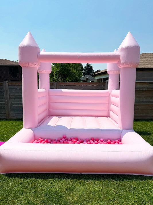 Pastel Pink Bouncy Castle